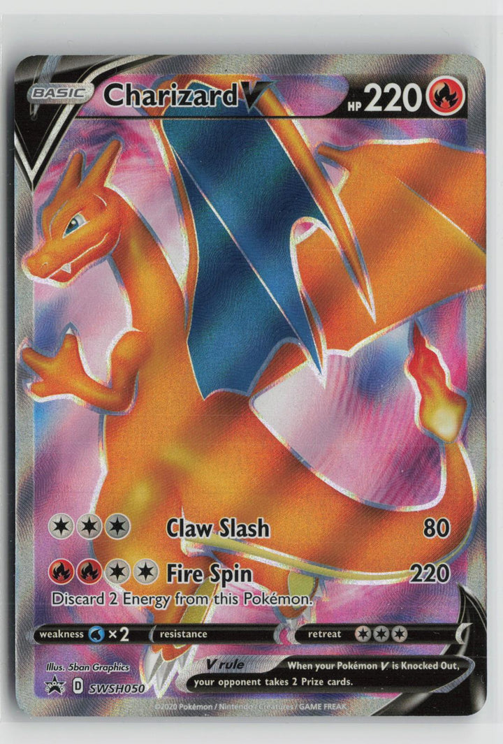 Charizard V SWSH050 Sword & Shield Promo NM Holo P Pokemon0
