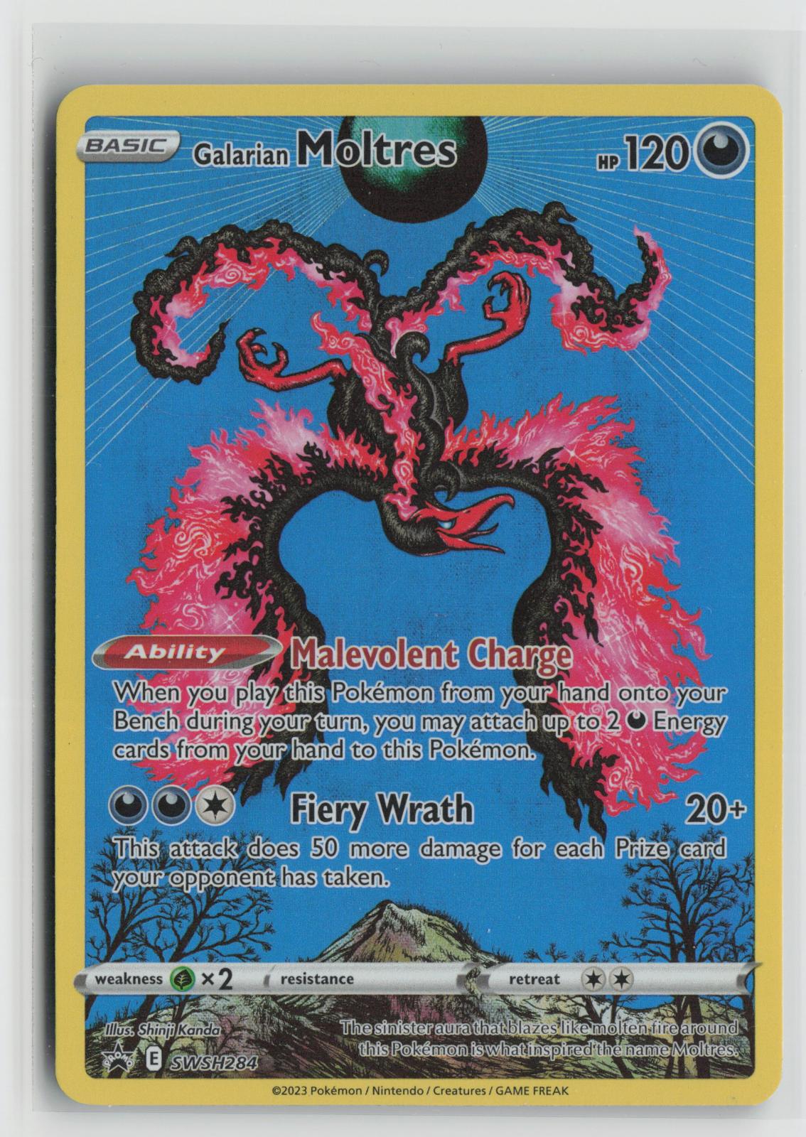 Galarian Moltres SWSH284 Sword & Shield Promo NM Holo P Pokemon