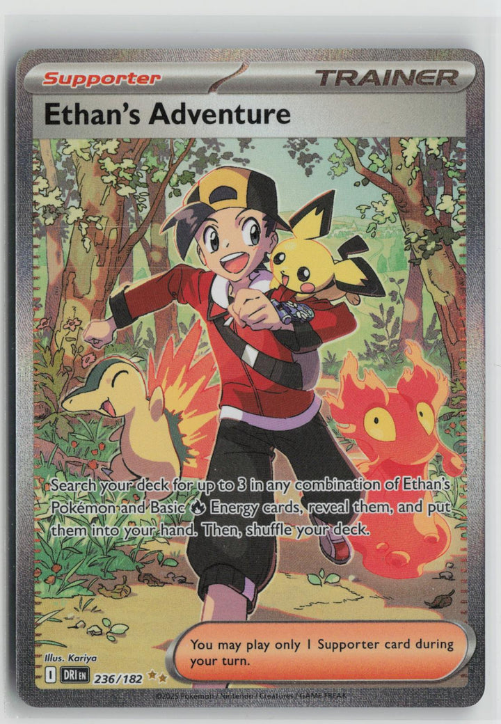 Ethan's Adventure 236/182 Destined Rivals NM Holo Pokemon0