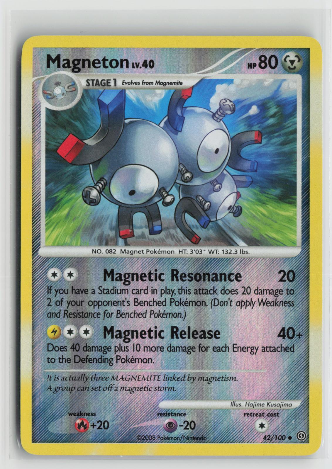 Magneton 42/100 Uncommon Stormfront Pokemon NM