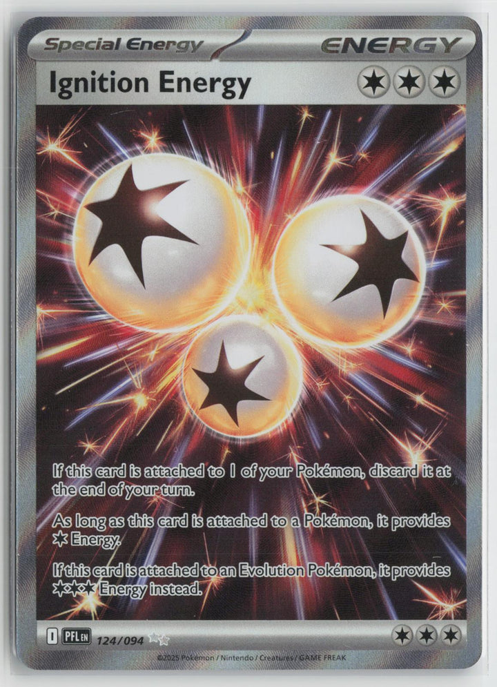 Ignition Energy 124/094 Phantasmal Flames NM Ultra Rare Holo Pokemon0