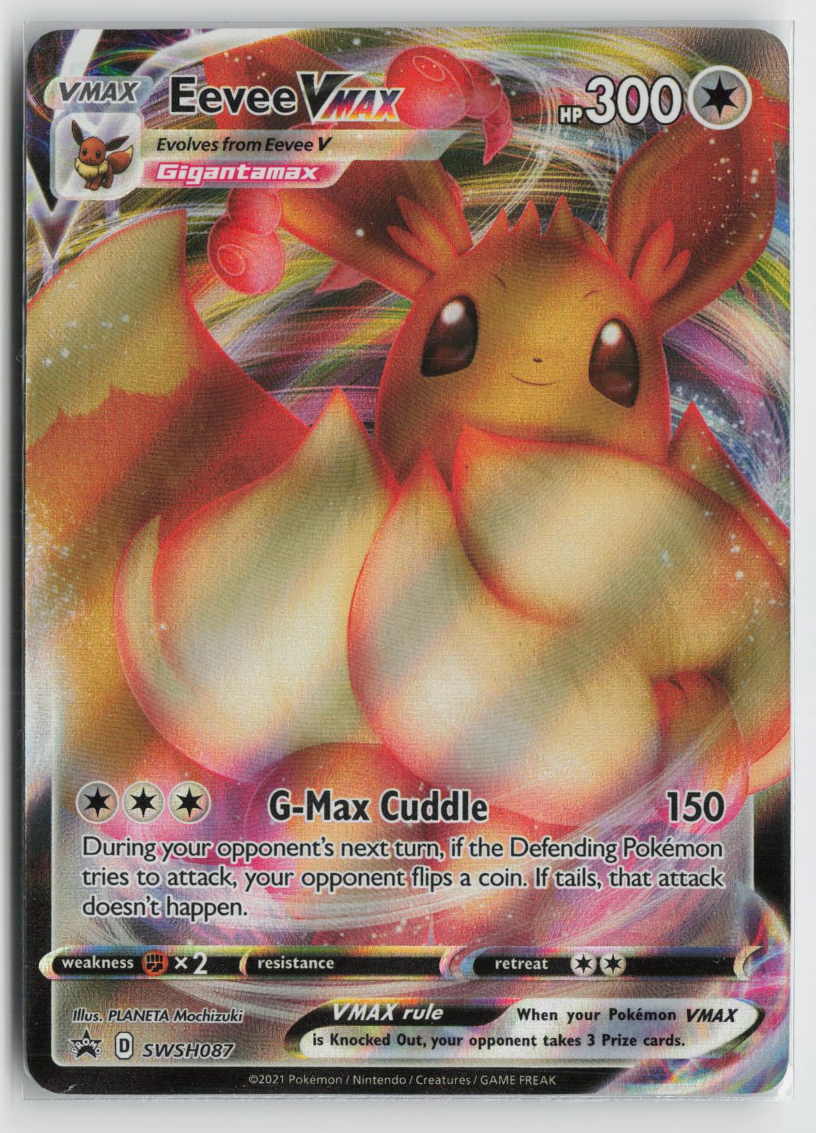 Eevee VMAX SWSH087 Holo Promo Sword & Shield Promo Pokemon NM