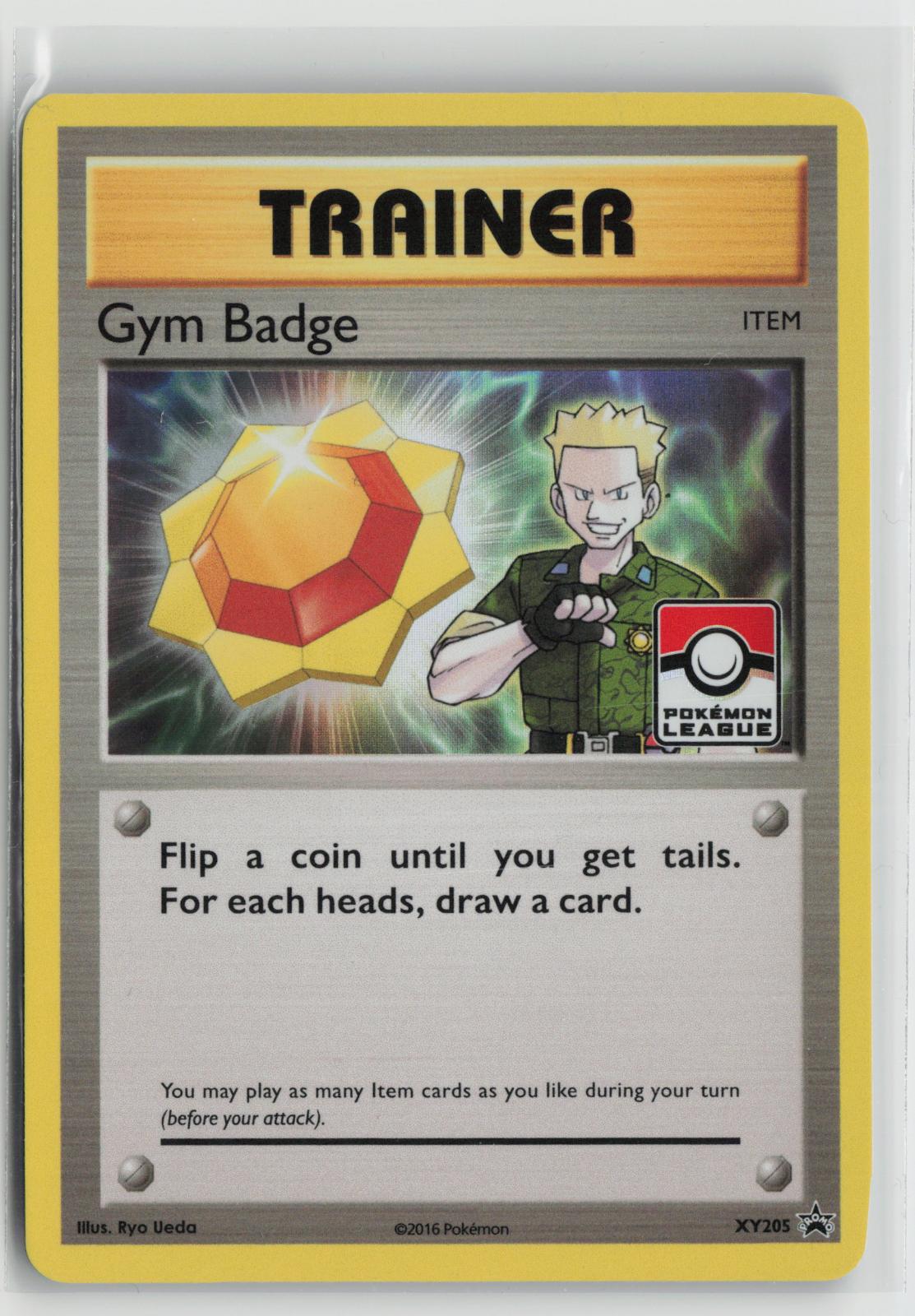 Gym Badge (Lt. Surge) XY205 Holo Promo XY Promo Pokemon NM