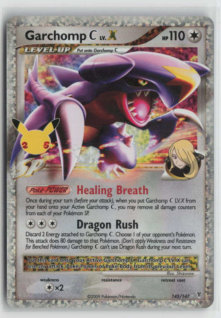 Garchomp C LV.X 145/147 Celebrations: Classic Collection Pokemon NM0