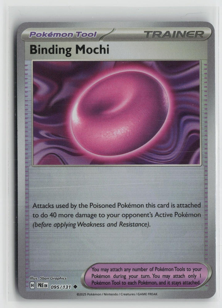 Binding Mochi 095/131 Poke Ball Prismatic Evolutions Pokemon NM0