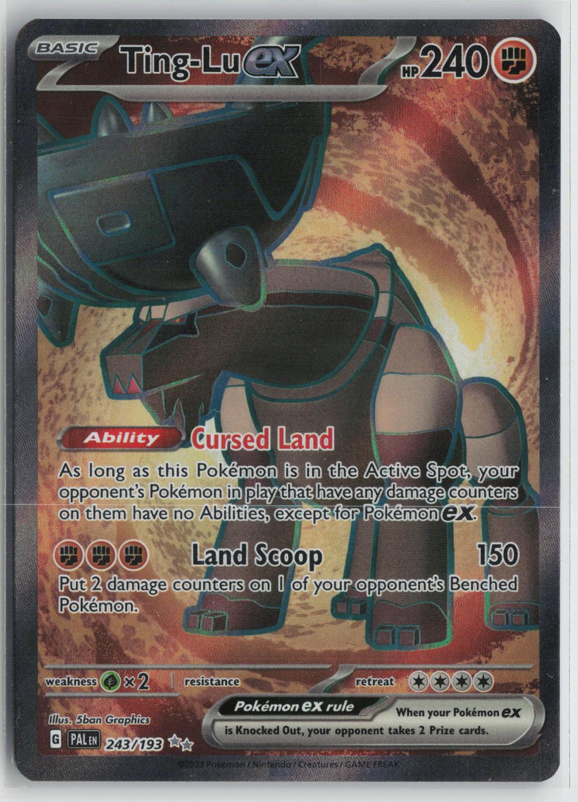 Ting-Lu ex 243/193 Ultra Rare Paldea Evolved Pokemon NM