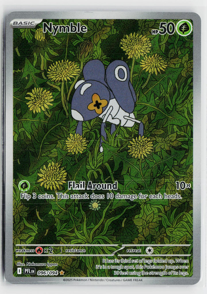 Nymble 096/094 Phantasmal Flames NM IR Holo Pokemon0