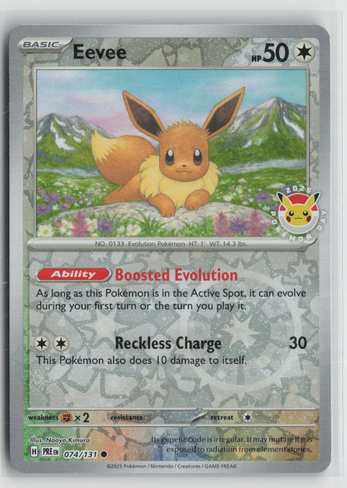 Eevee 074/131 Holo Promo Miscellaneous Cards & Products Pokemon NM