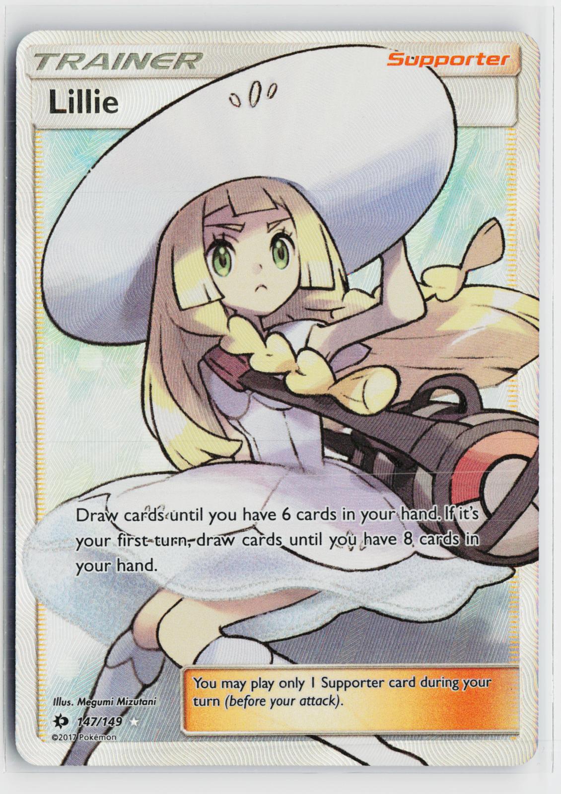 Lillie (Full Art) 147/149 SM Base Set NM Holo UR Pokemon