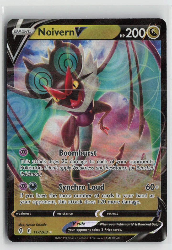 Noivern V 117/203 Evolving Skies NM Holo V Rare Pokemon0