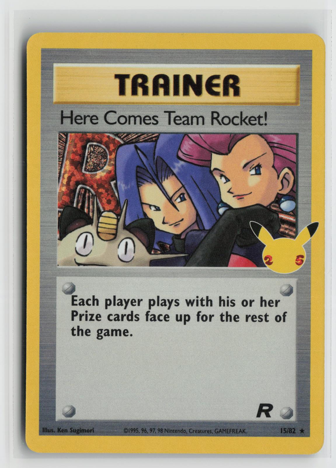 Here Comes Team Rocket! 15/82 Celebrations: Classic Collection NM Holo Pokemon