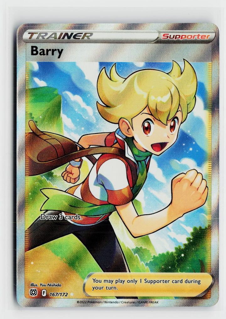 Barry 167/172 Brilliant Stars NM UR Holo Pokemon0
