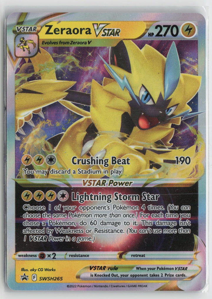 Zeraora VSTAR SWSH265 Sword & Shield Promo NM Holo P Pokemon0