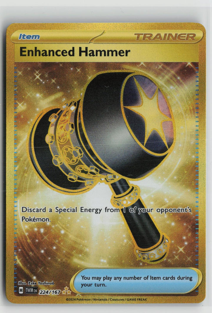 Enhanced Hammer 224/167 Hyper Rare Twilight Masquerade Pokemon Holo NM0