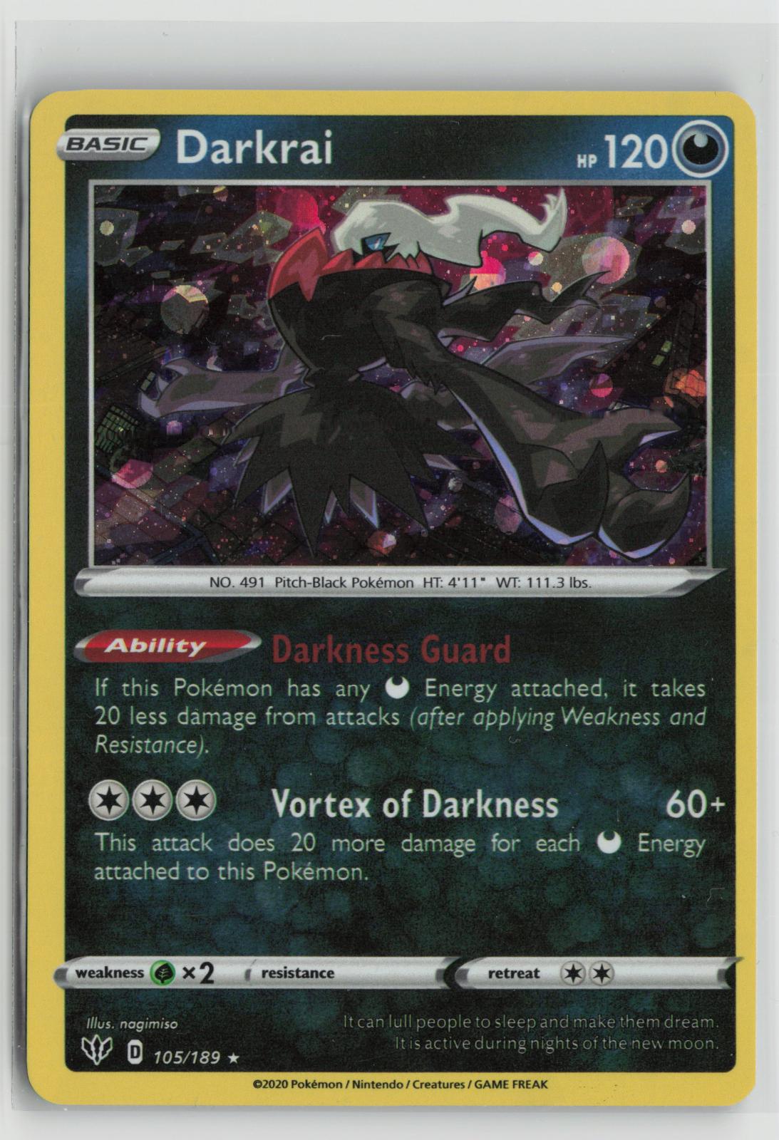 Darkrai 105/189 Rare Deck Exclusives Pokemon NM