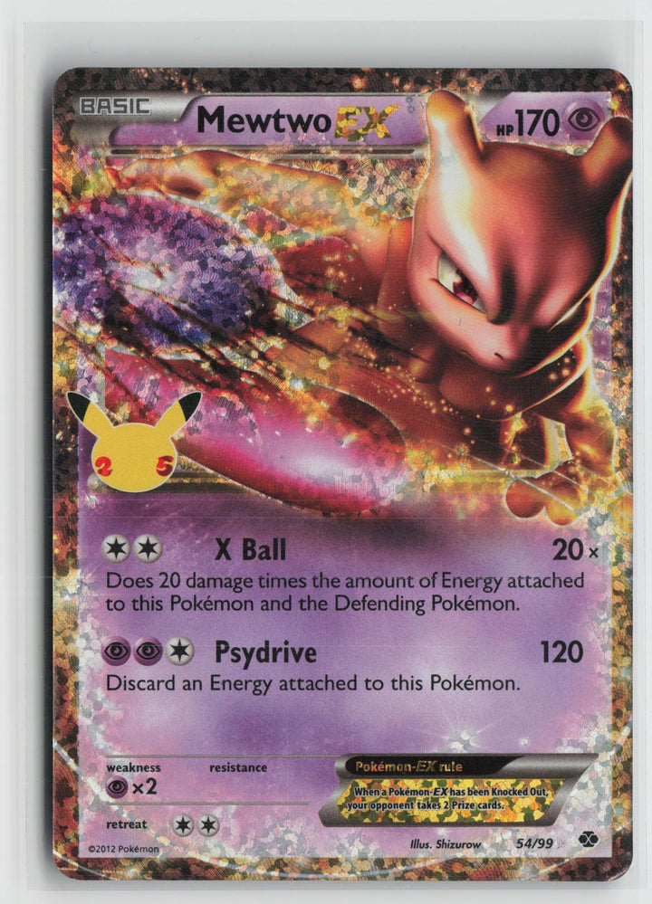Mewtwo EX 54/99 Holo EX Rare Next Destinies Pokemon NM0