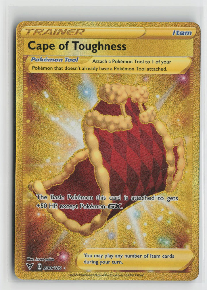 Cape of Toughness 200/185 Vivid Voltage NM SEC Holo Pokemon0