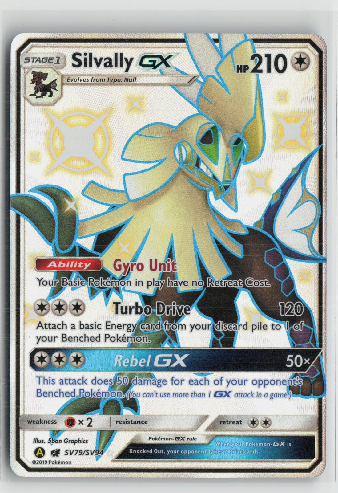 Silvally GX SV79/SV94 Shiny GX Rare Hidden Fates Shiny Vault Pokemon NM