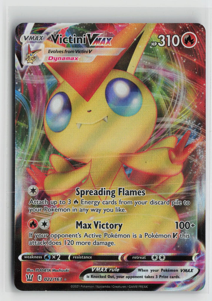 Victini VMAX 022/163 Holo VMAX Rare Battle Styles Pokemon NM0