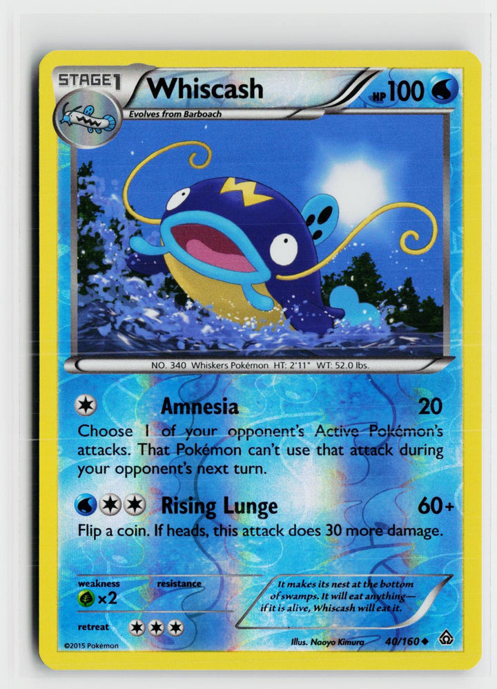 Whiscash 40/160 Primal Clash NM UC Pokemon0