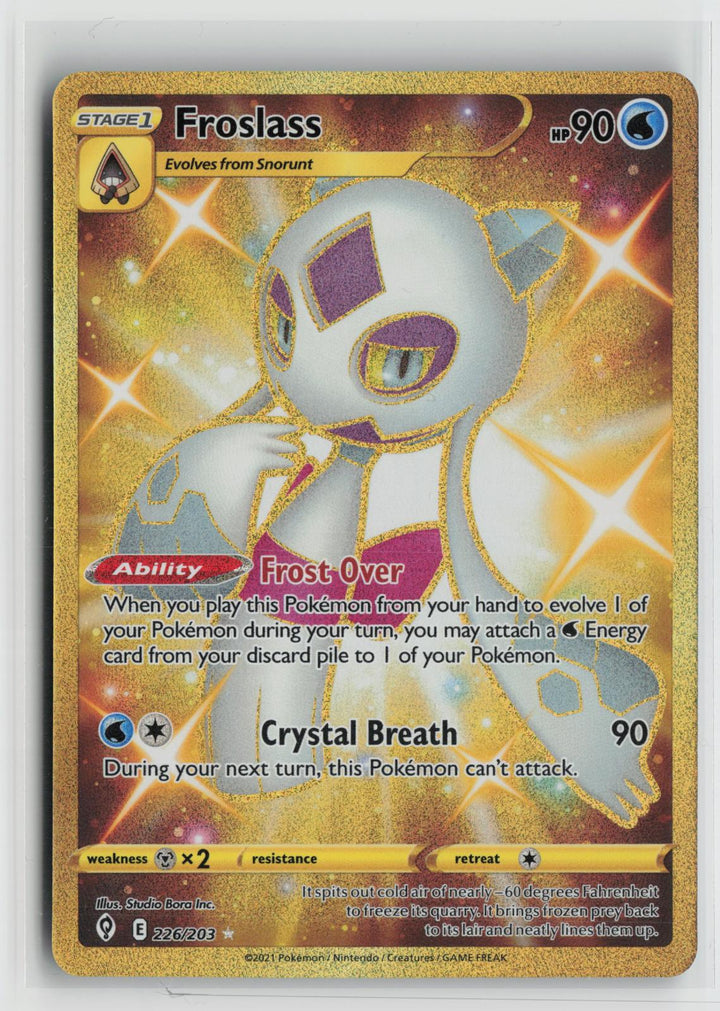 Froslass 226/203 Secret Rare Evolving Skies Pokemon Holo NM0