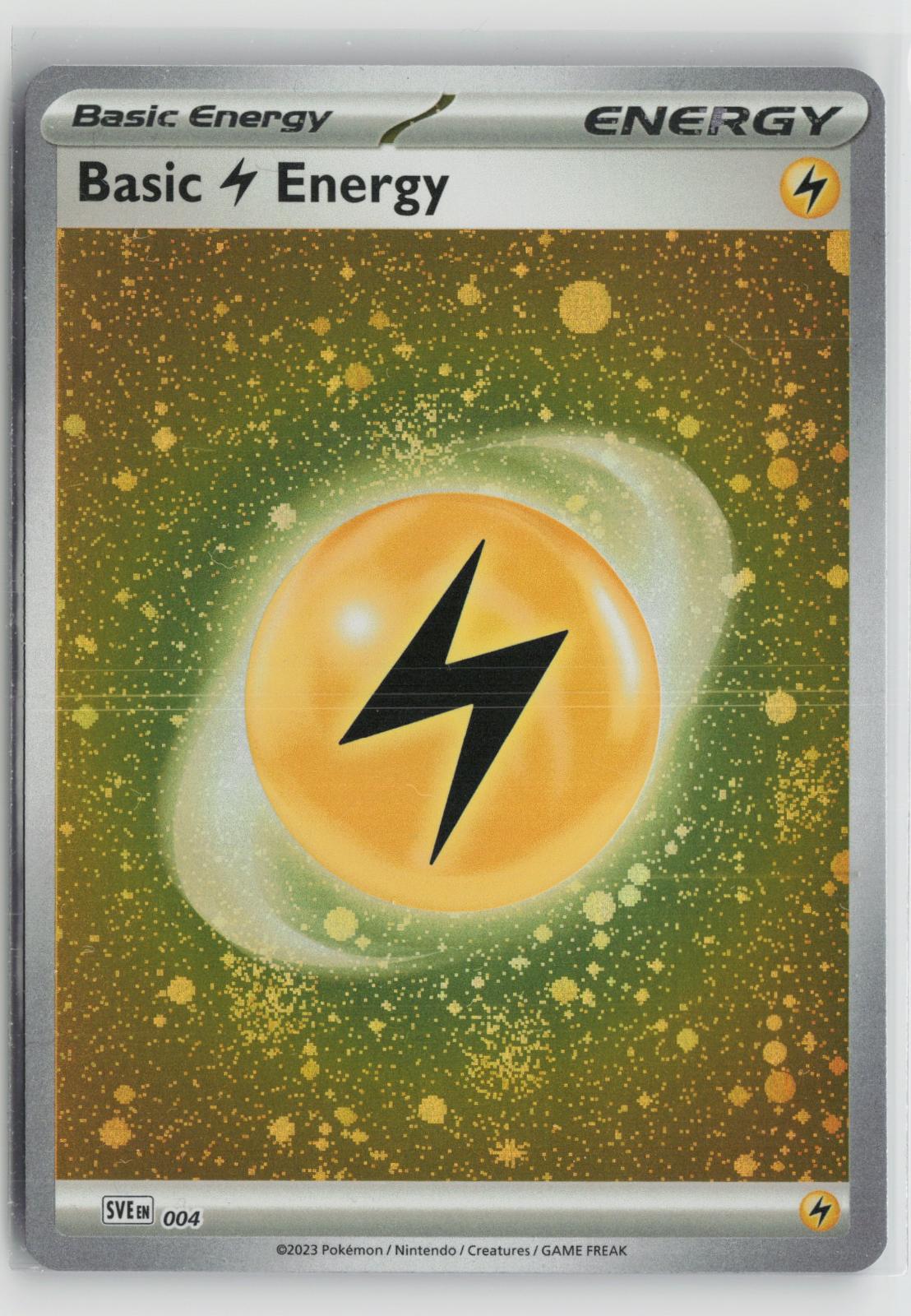 Lightning Energy (2023) 004 Holo Pokemon NM