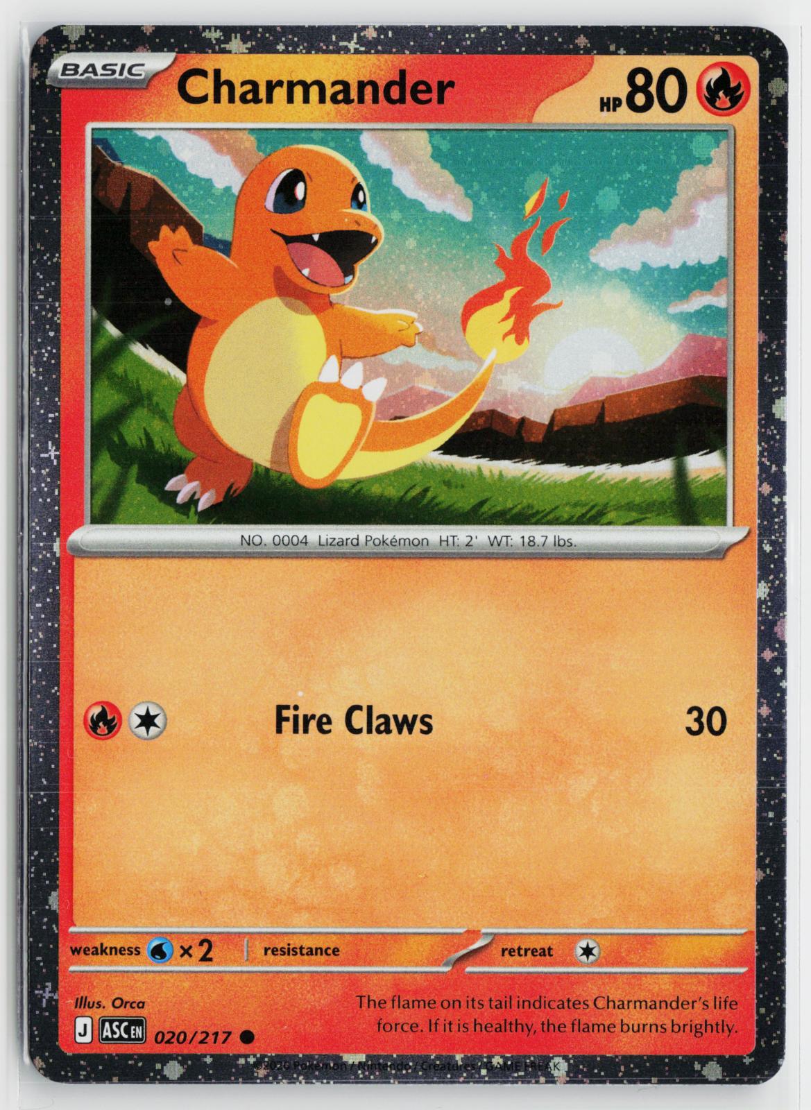 Charmander 020/217 Ascended Heroes NM C Pokemon