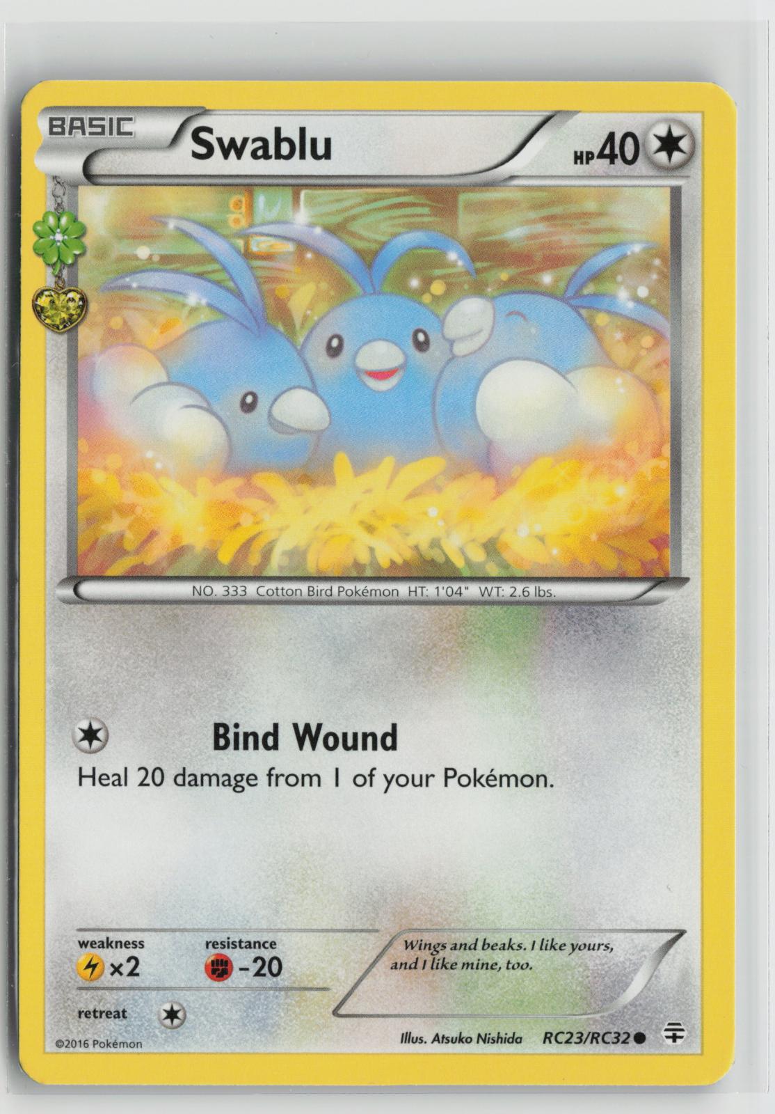 Swablu RC23/RC32 Common Generations Pokemon NM