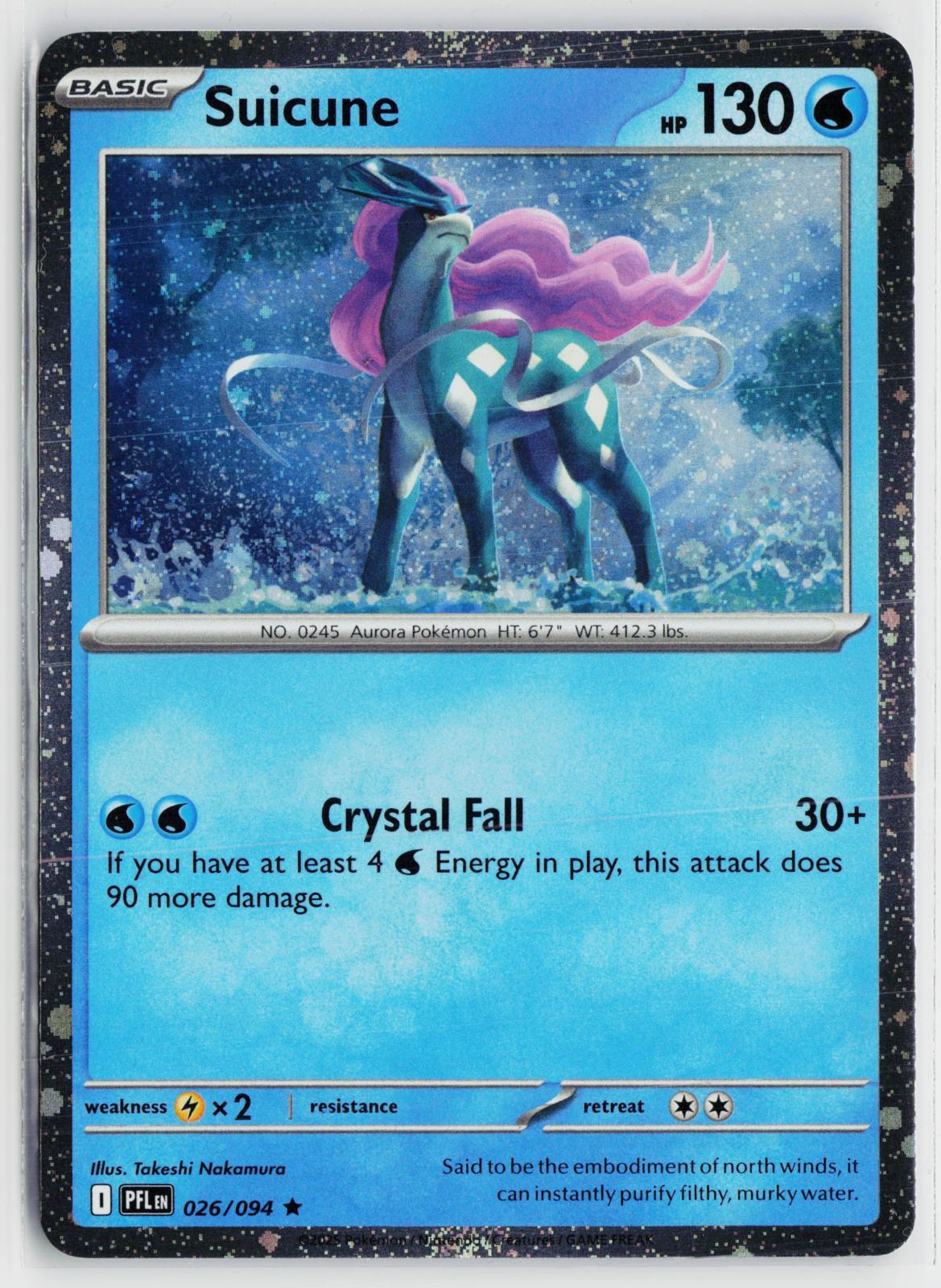 Suicune (Cosmos Holo) 026/094 Miscellaneous Cards & Products NM R Pokemon