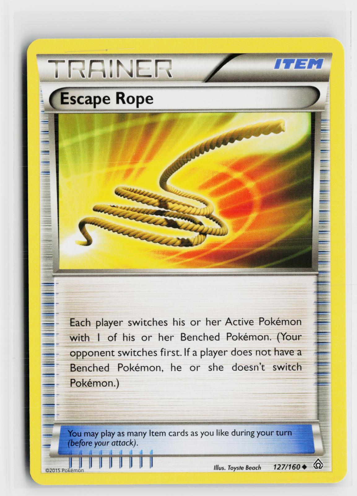 Escape Rope 127/160 Primal Clash NM UC Pokemon