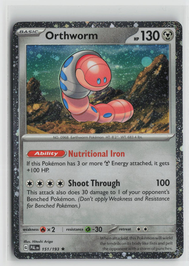 Orthworm 151/193 Holo Promo Miscellaneous Cards & Products Pokemon NM0