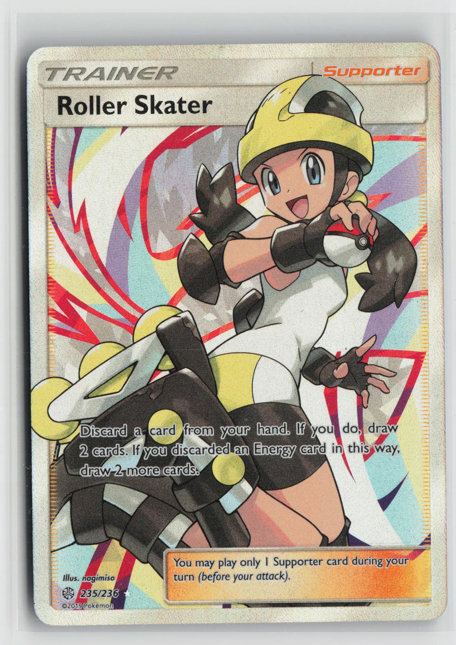 Roller Skater 235/236 Ultra Rare Cosmic Eclipse Pokemon Holo NM0