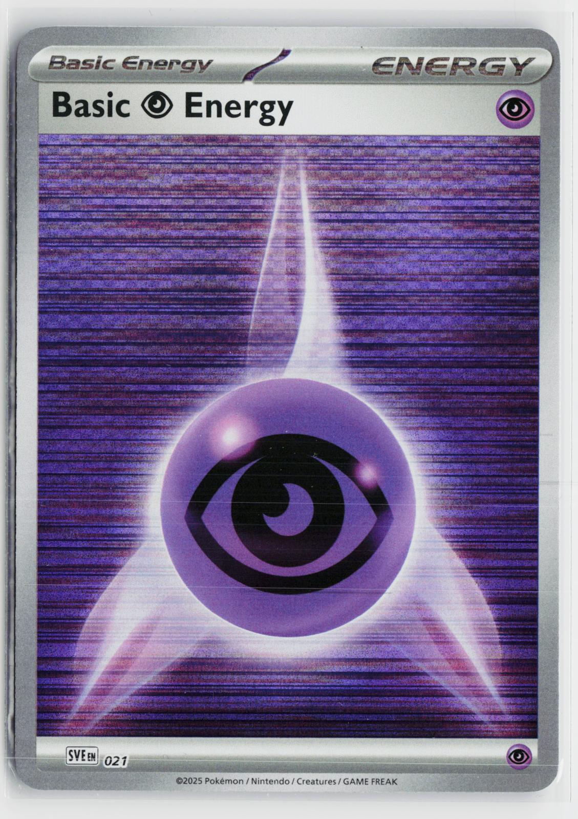 Basic Psychic Energy 021 Scarlet & Violet Energies NM Reverse Holo Pokemon