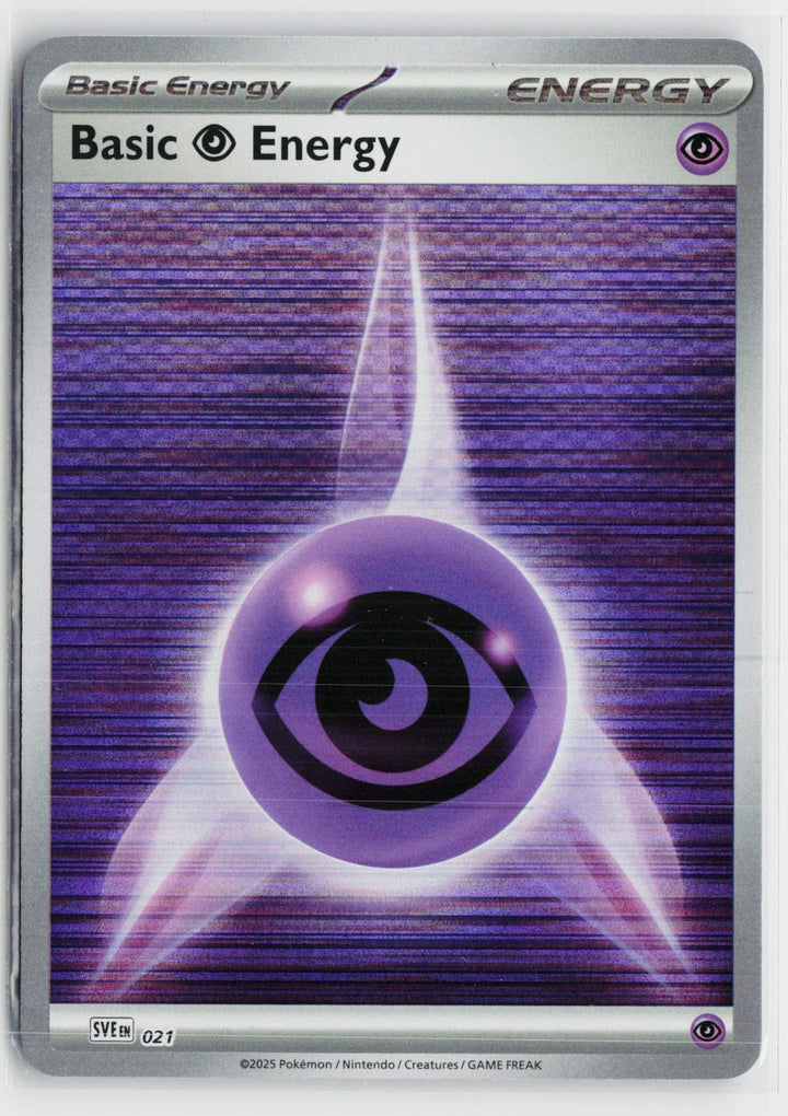 Basic Psychic Energy 021 Scarlet & Violet Energies NM Reverse Holo Pokemon0