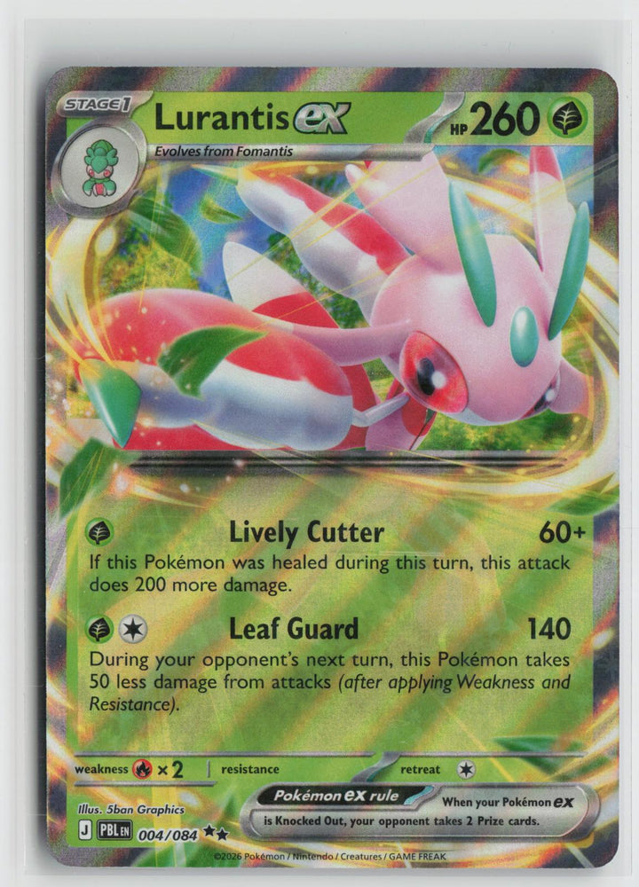Lurantis ex 004/084 Pitch Black NM Double Rare Holo Pokemon0