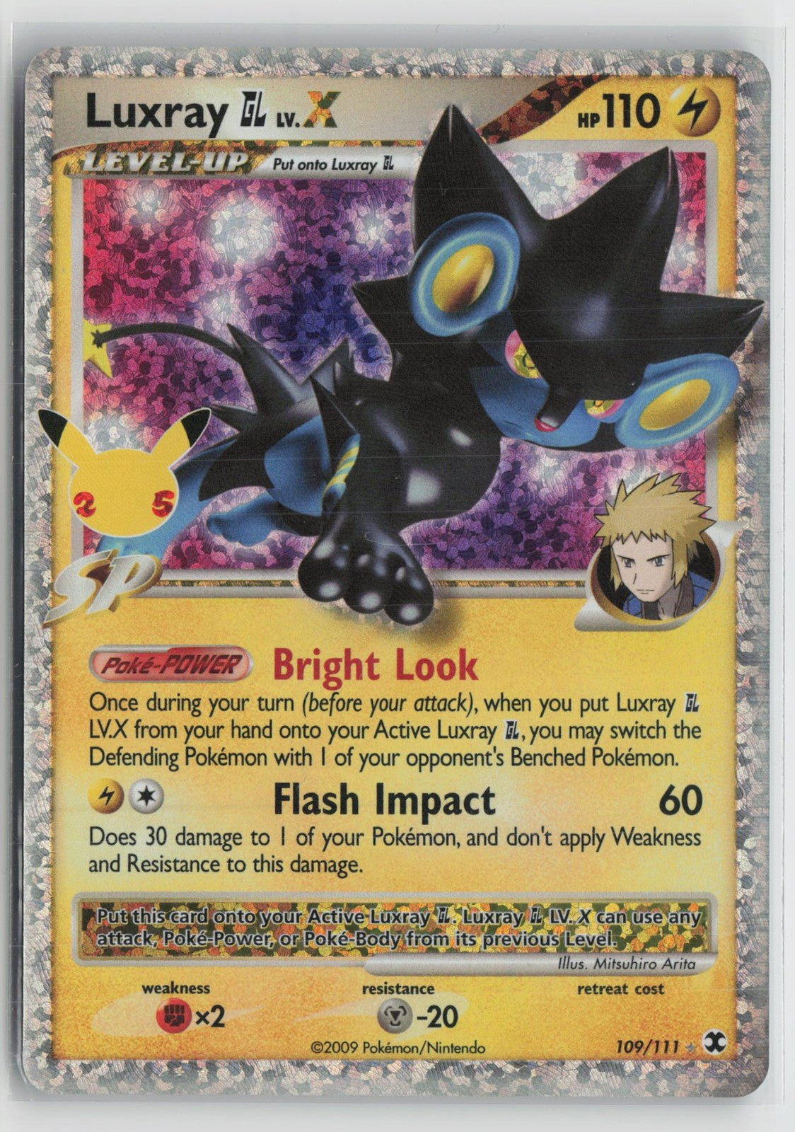 Luxray GL LV.X 109/111 Celebrations: Classic Collection Pokemon NM