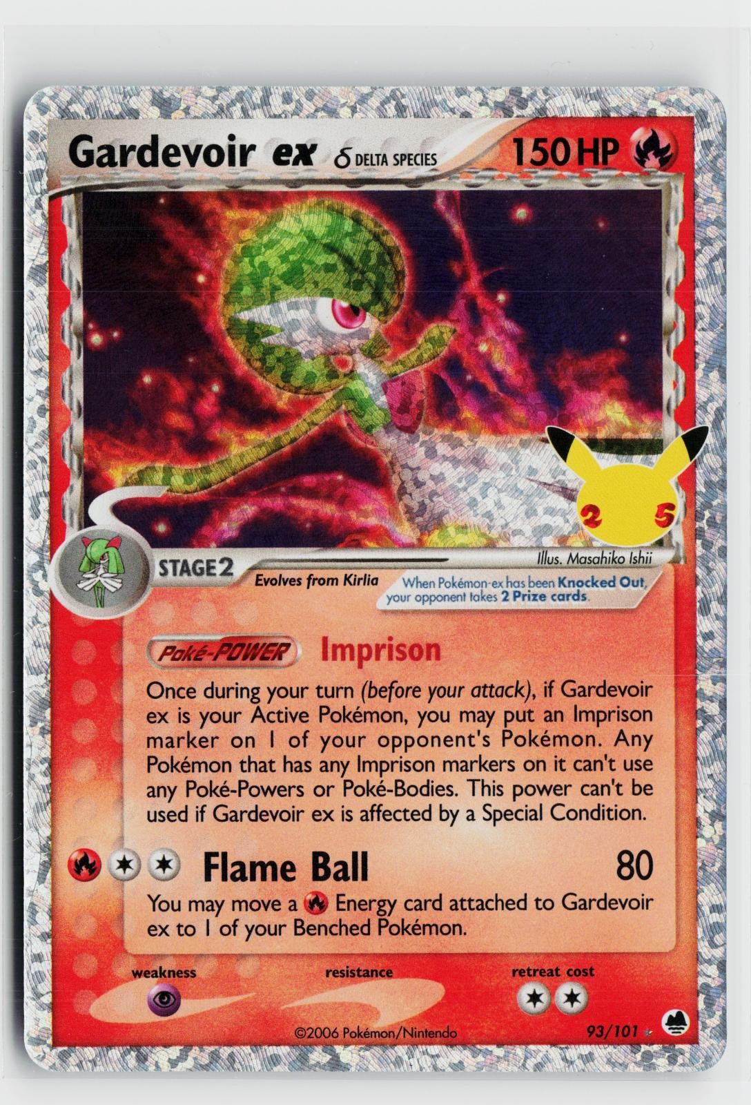 Gardevoir ex 93/101 Celebrations: Classic Collection NM Holo Pokemon