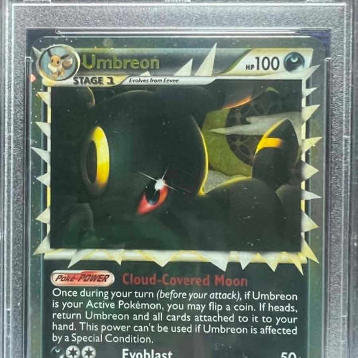 Umbreon Holo 10/123 Heartgold & Soulsilver Undaunted Pokemon PSA 9 *ERROR LABEL*0
