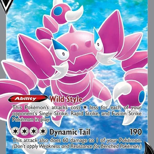 Drapion V 182/196 Lost Origin LOR Ultra Rare near mint 182 Pokemon 2022