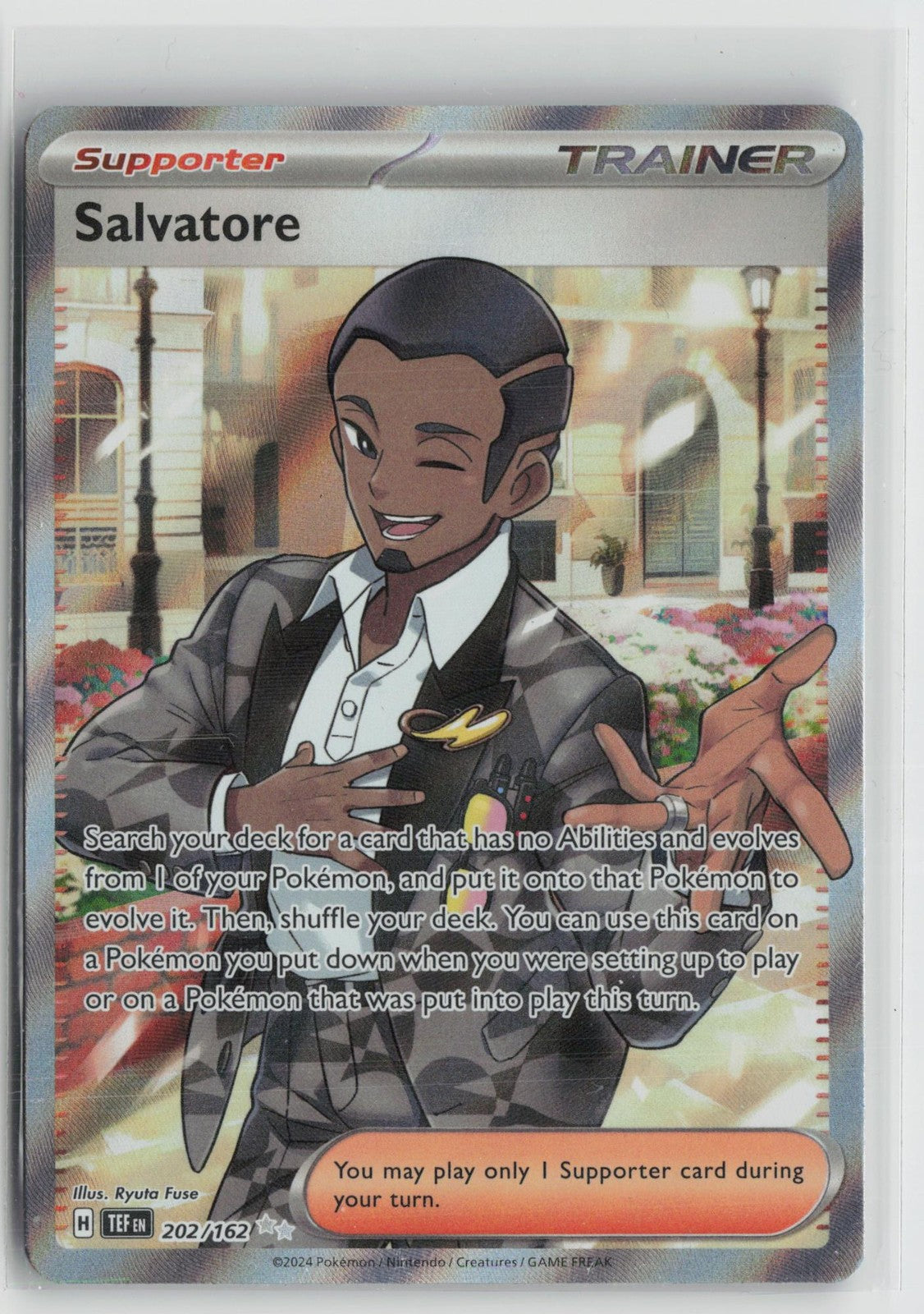 Salvatore 202/162 Ultra Rare Temporal Forces Pokemon NM