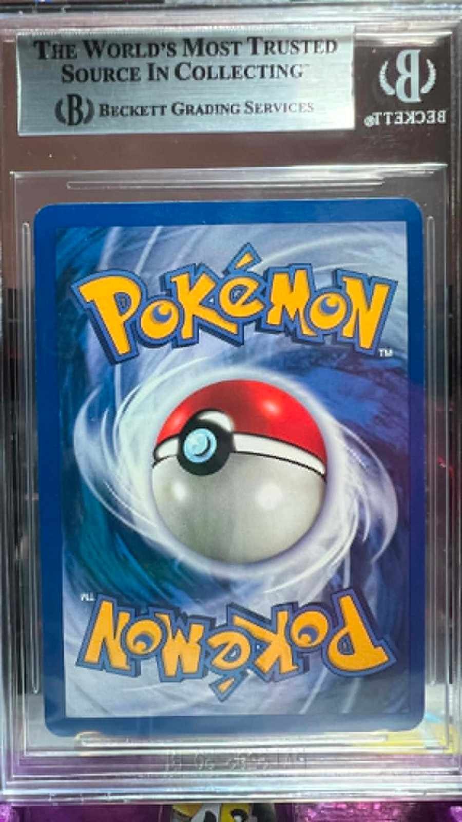 Dark Alakazam Holo R 1 Team Rocket 1st Edition Pokemon Bgs 8.5 Silver