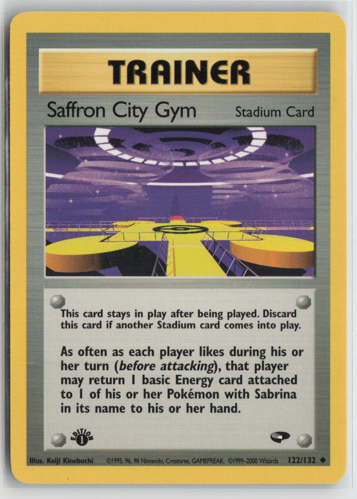 Saffron City Gym 122/132 Uncommon Gym Challenge Pokemon NM