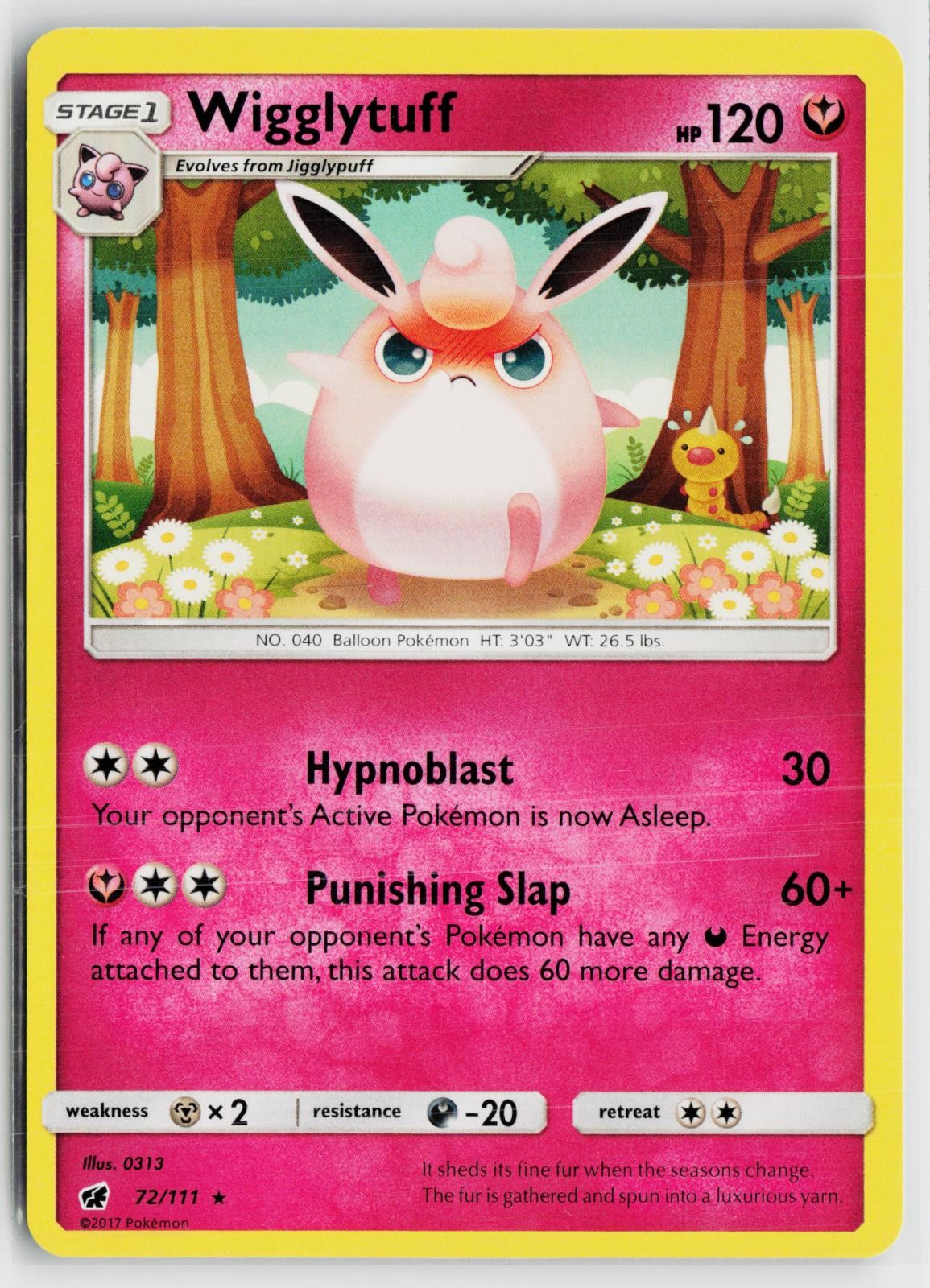 Wigglytuff 72/111 Crimson Invasion NM R Pokemon