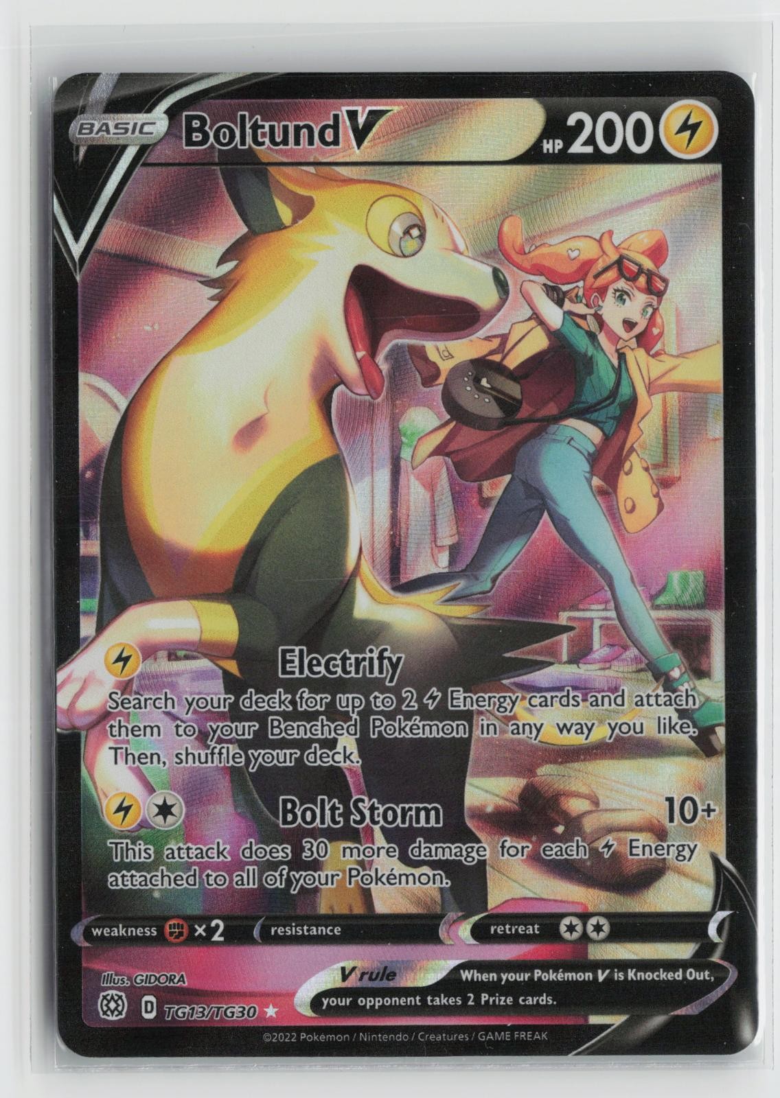 Boltund V TG13/TG30 Holo V Rare Brilliant Stars Trainer Gallery Pokemon NM
