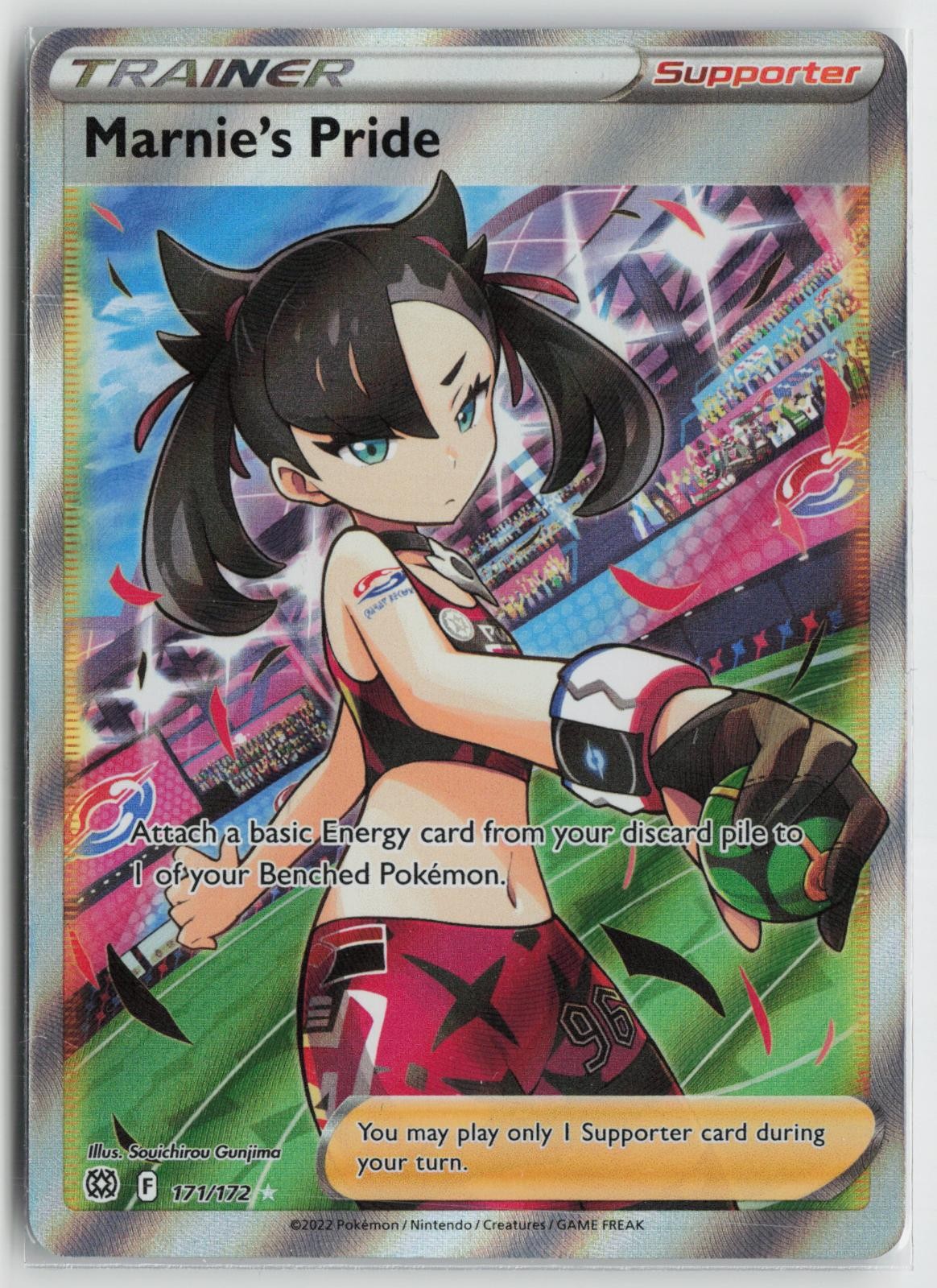 Marnie's Pride 171/172 Ultra Rare Brilliant Stars Pokemon NM