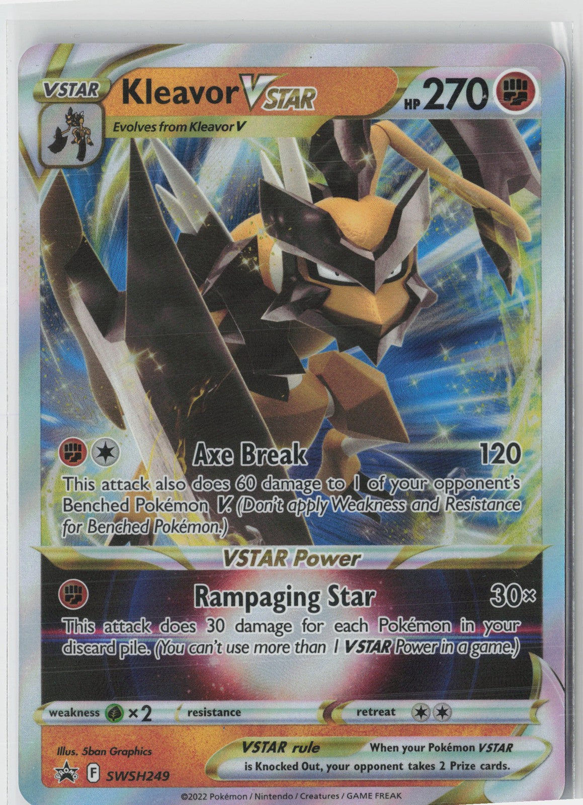 Kleavor VSTAR Promo SWSH: Sword & Shield Promo Cards SWSH249 NM