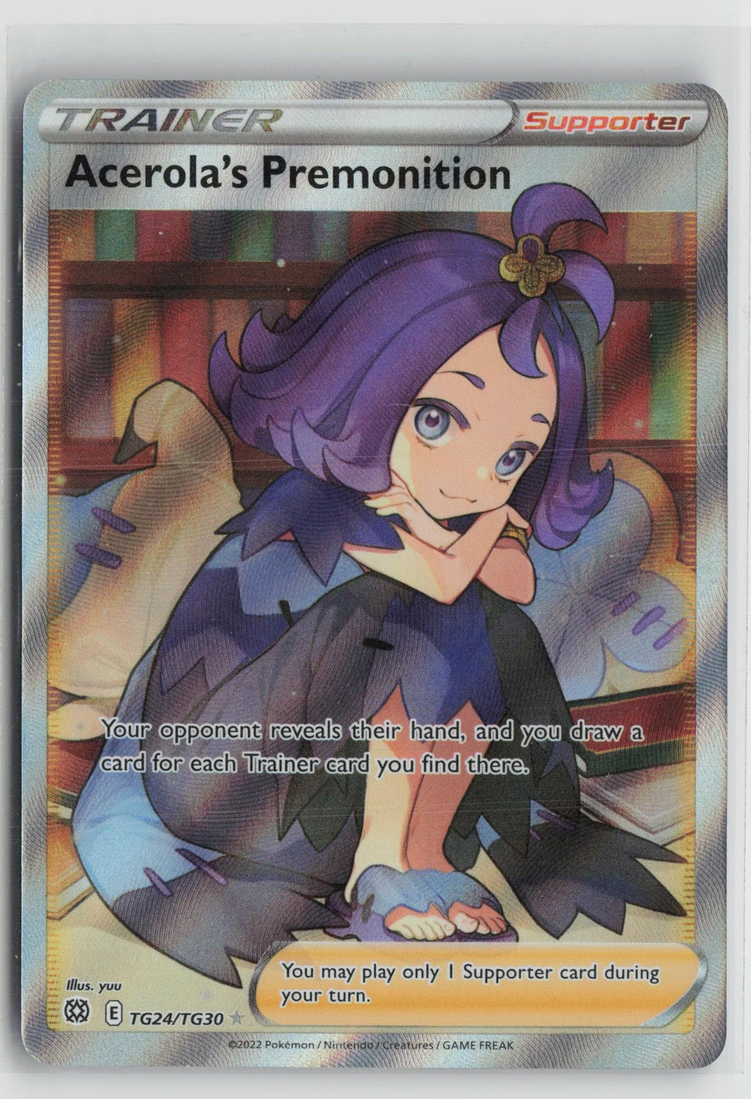 Acerola's Premonition TG24/TG30 Brilliant Stars Trainer Gallery Pokemon NM