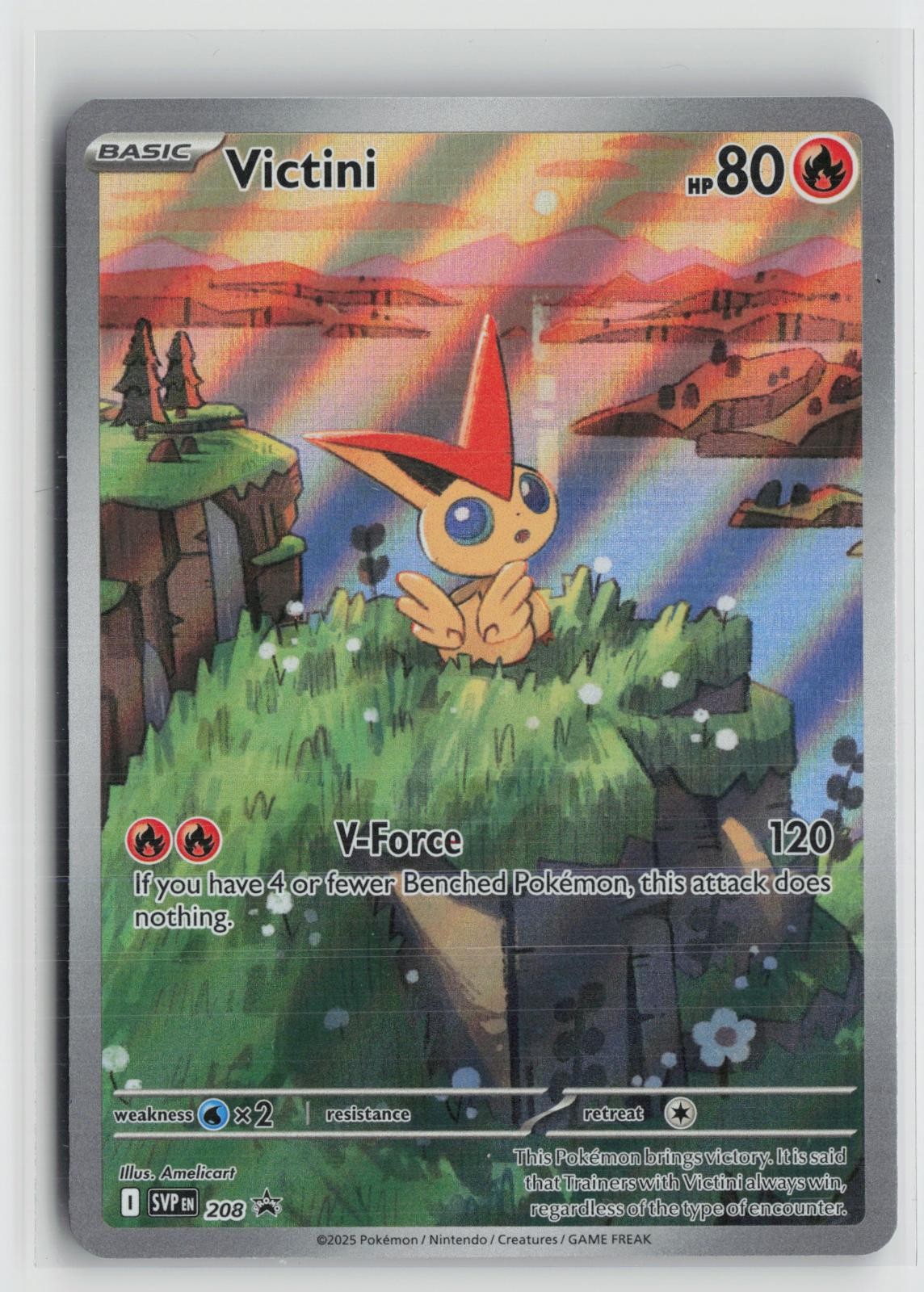 Victini 208 Holo Promo Scarlet & Violet Promo Pokemon NM