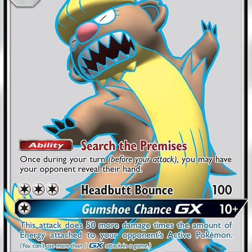 Gumshoos GX 145/149 Sun and Moon SUM Ultra Rare mint 145 Pokemon