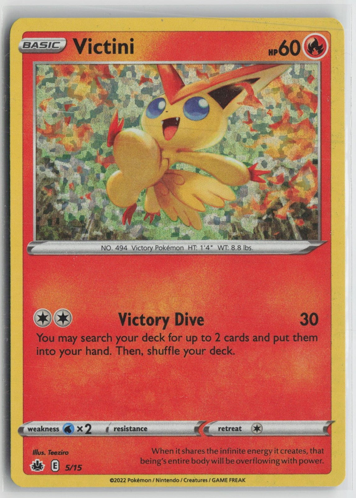 Victini 5/15 McDonald's Collection 2022 Pokemon NM